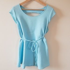Light blue maternity top size large